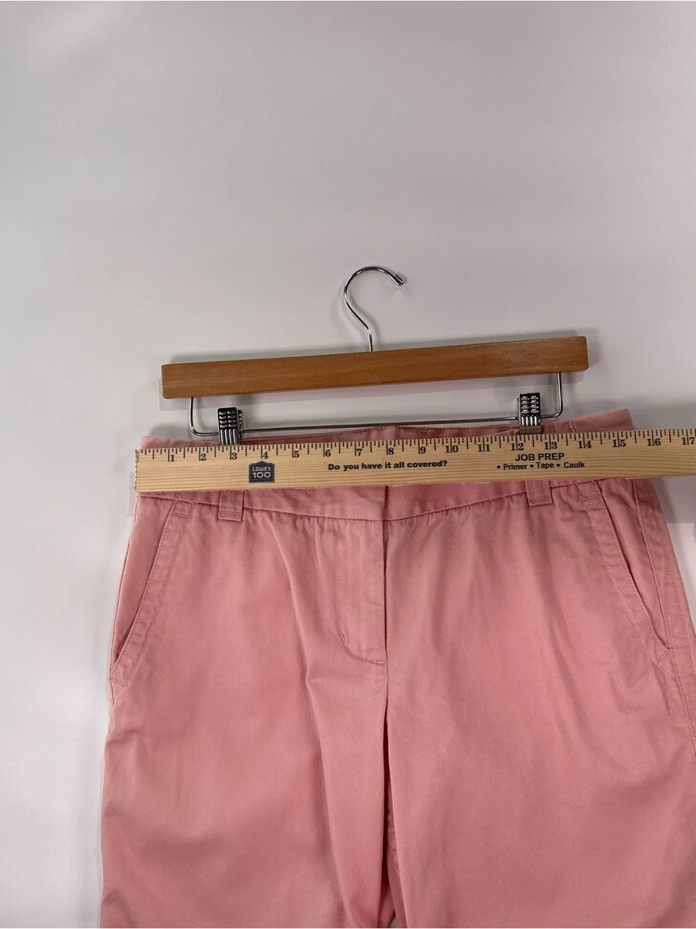 J. Crew Broken-In Chino Favorite Fit Wide Leg Pants Pink Cotton 6R